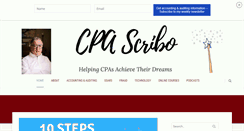 Desktop Screenshot of cpa-scribo.com